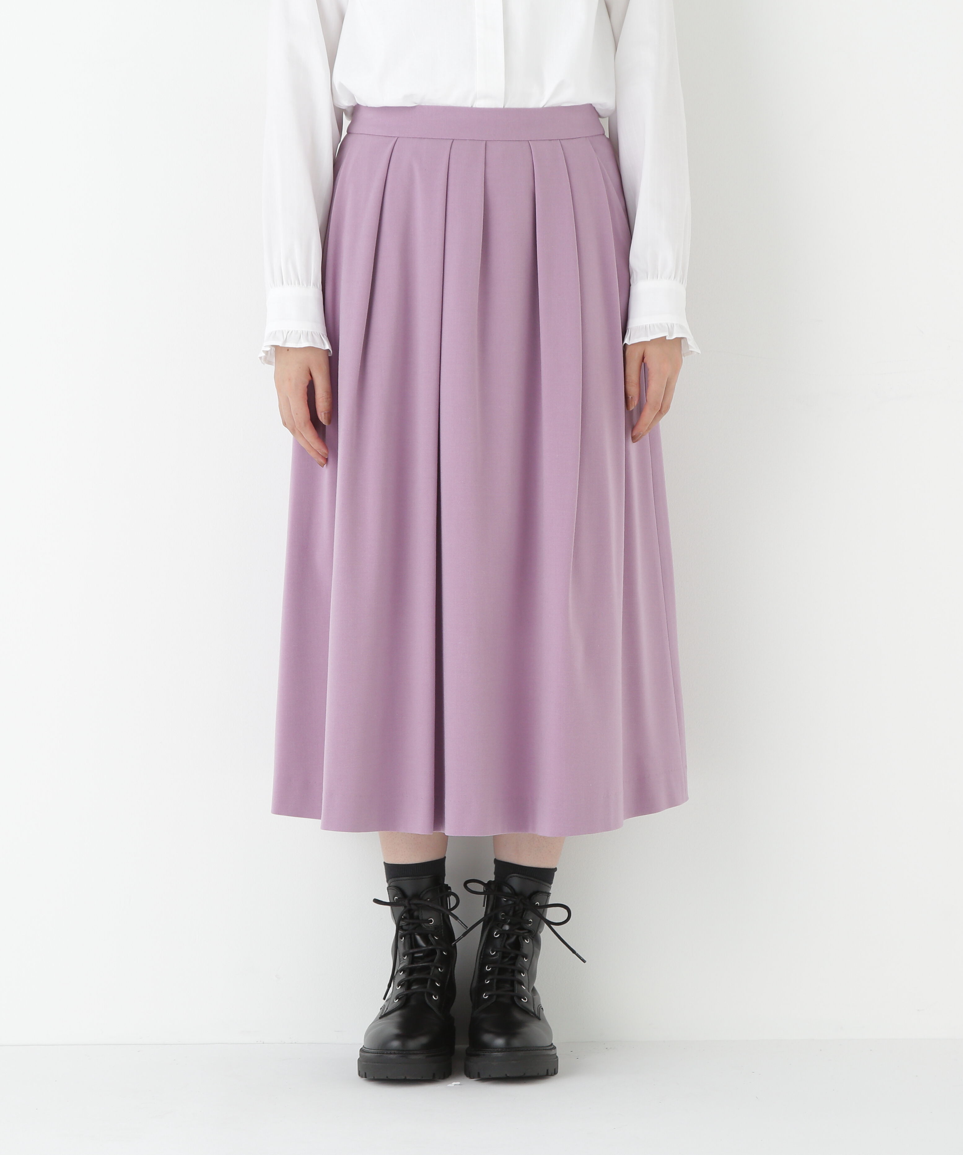  「◆ランダムタックフレアースカート」|スカート|