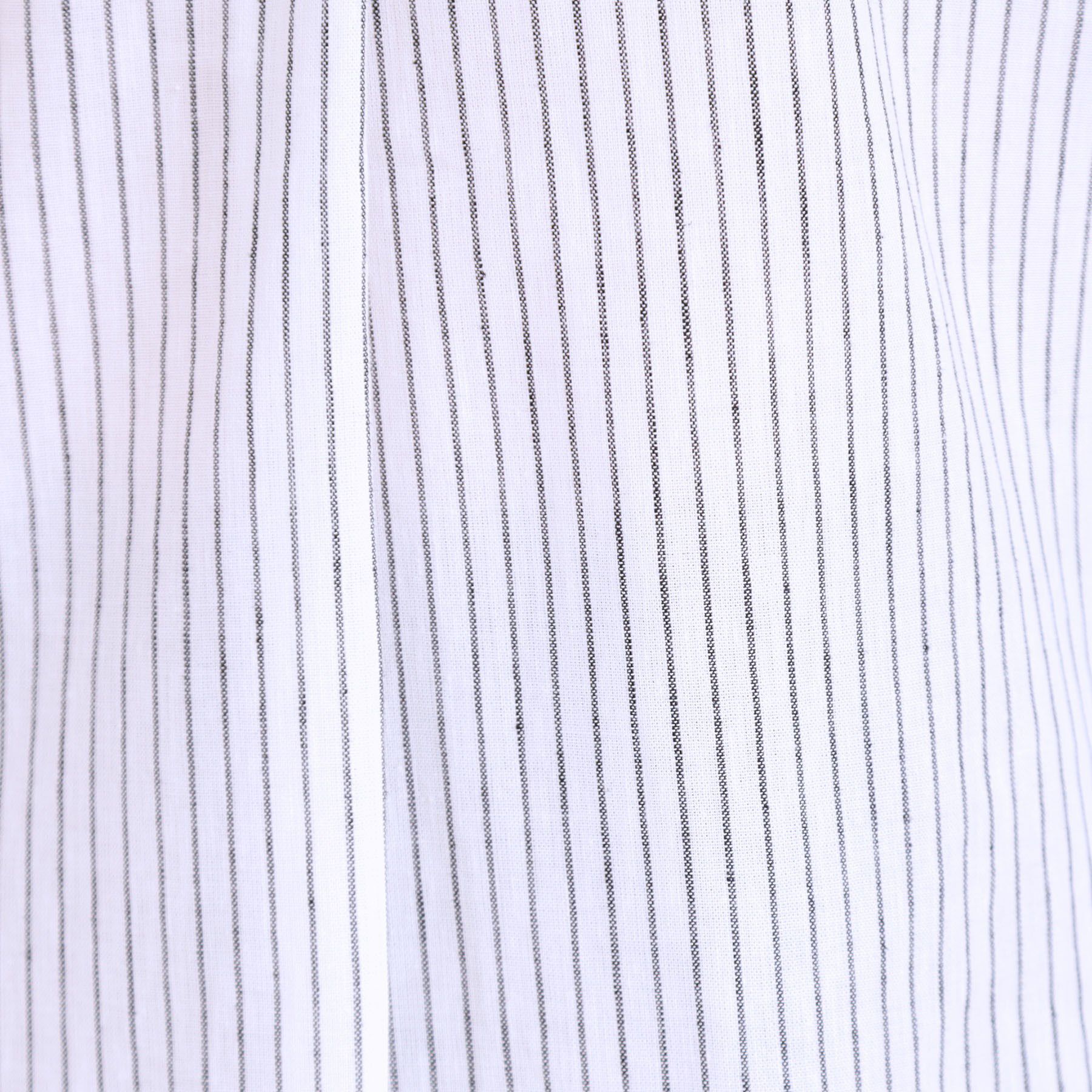 SHOO･LA･RUE「【S-LL/UV/接触冷感/抗菌防臭】体型を自然にカバー フレンチリネンブレンド襟付ドルマンシャツ」|シャツ・ブラウス|