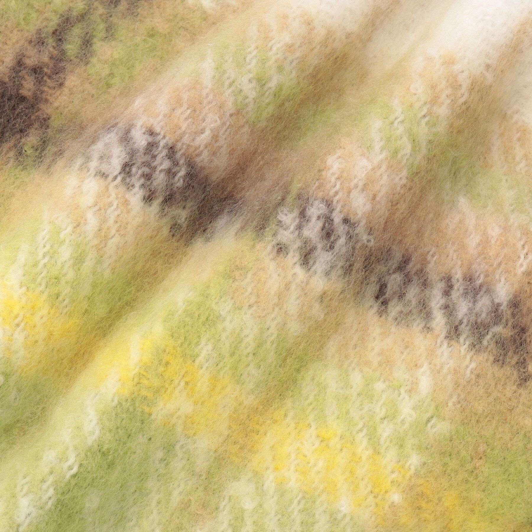 SHOO･LA･RUE「太フリンジチェックストール」|ストール|