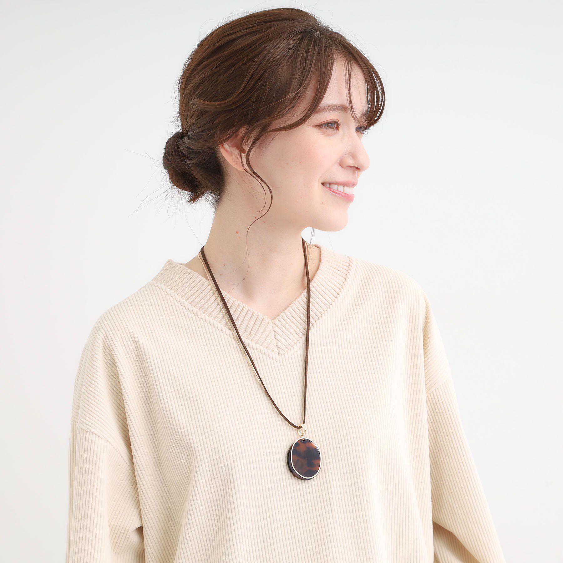 SHOO･LA･RUE「スエード紐＆スネークモチーフネックレス」|ネックレス|