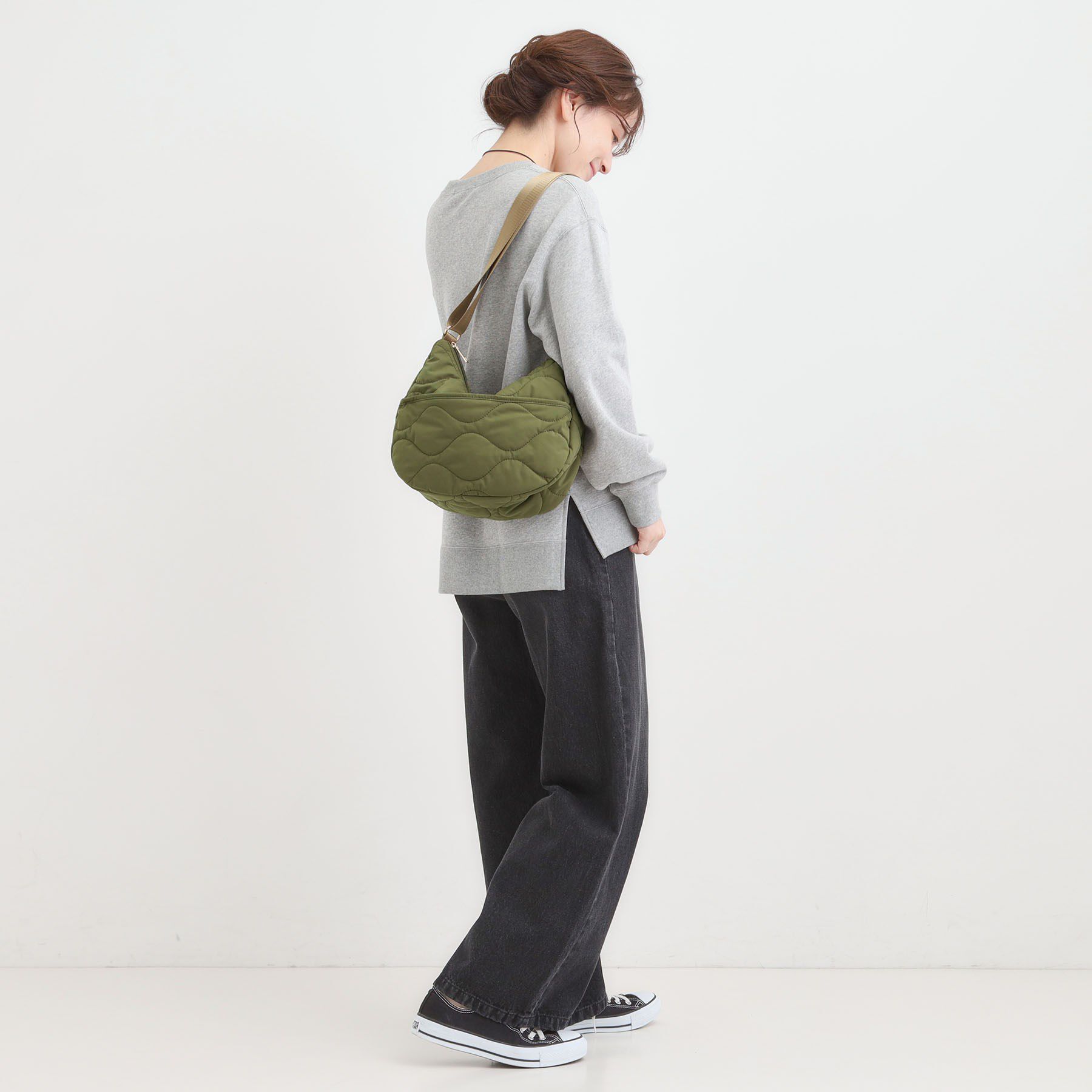 SHOO･LA･RUE「ひょうたんキルトショルダーバッグ」|ショルダー・メッセンジャー|