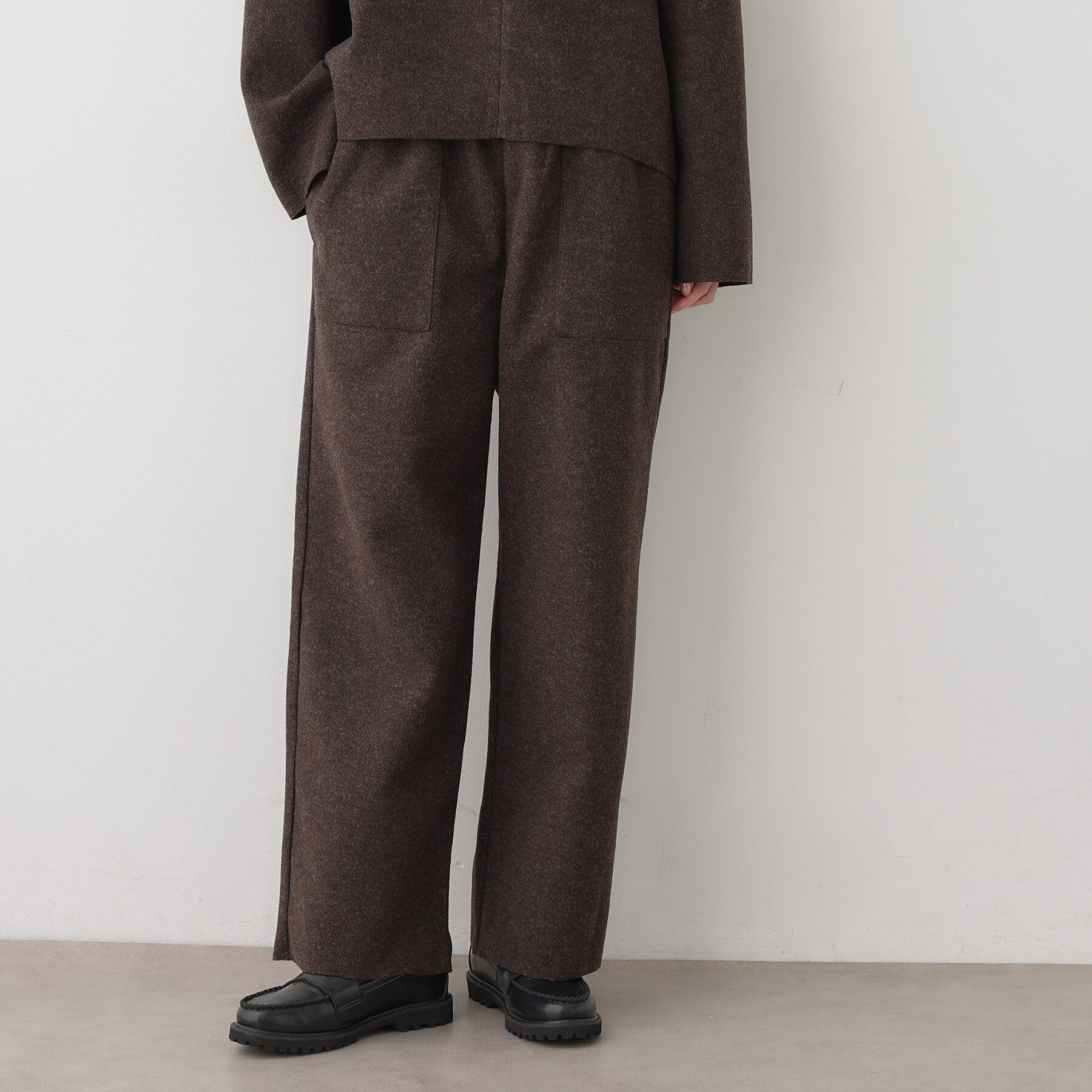 Dessin「【セットアップ可/洗える】メルトンリラクシーパンツ」|その他|