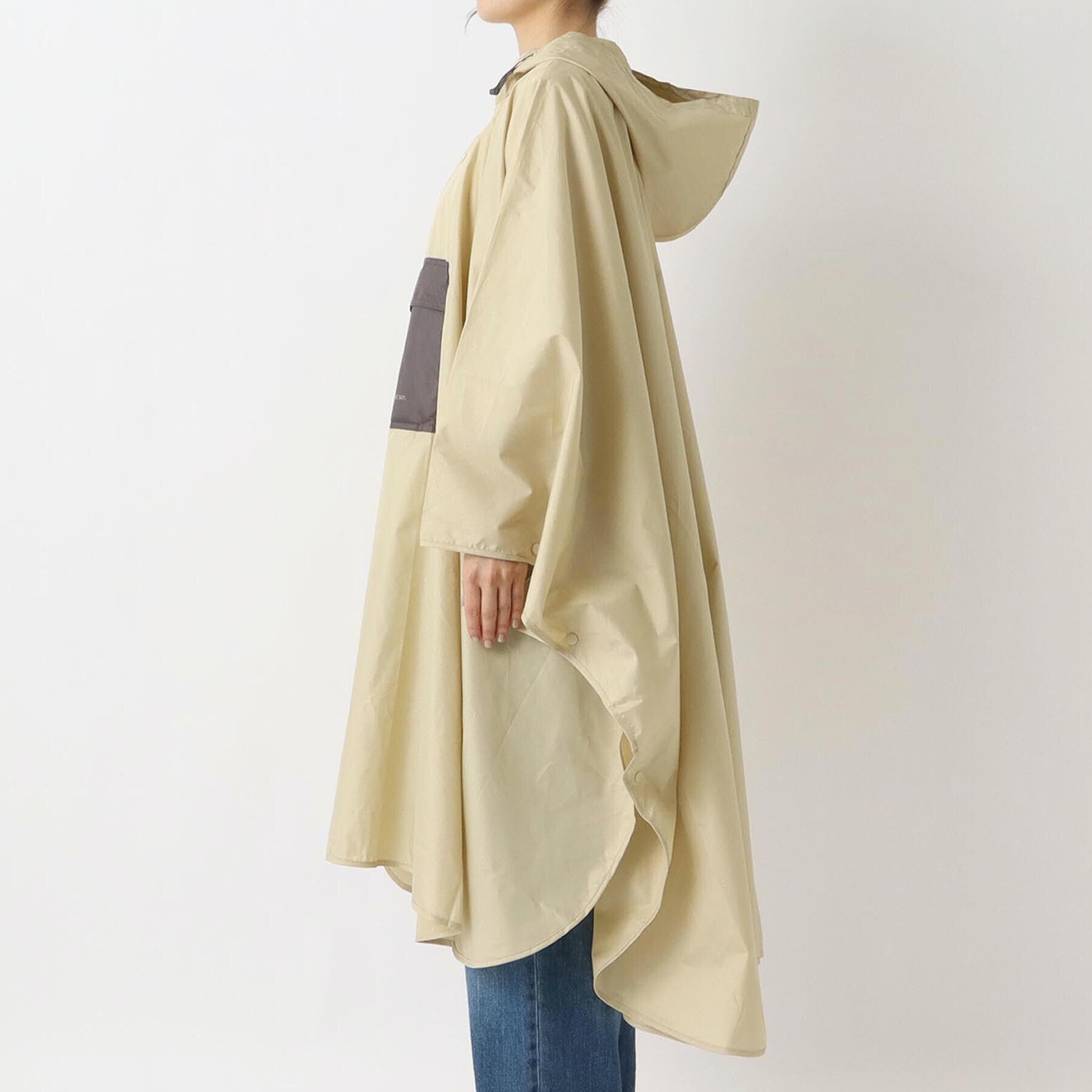 212 KITCHEN STORE「Wpc. パッカブルポンチョバイカラーユニセックス BE」|その他|