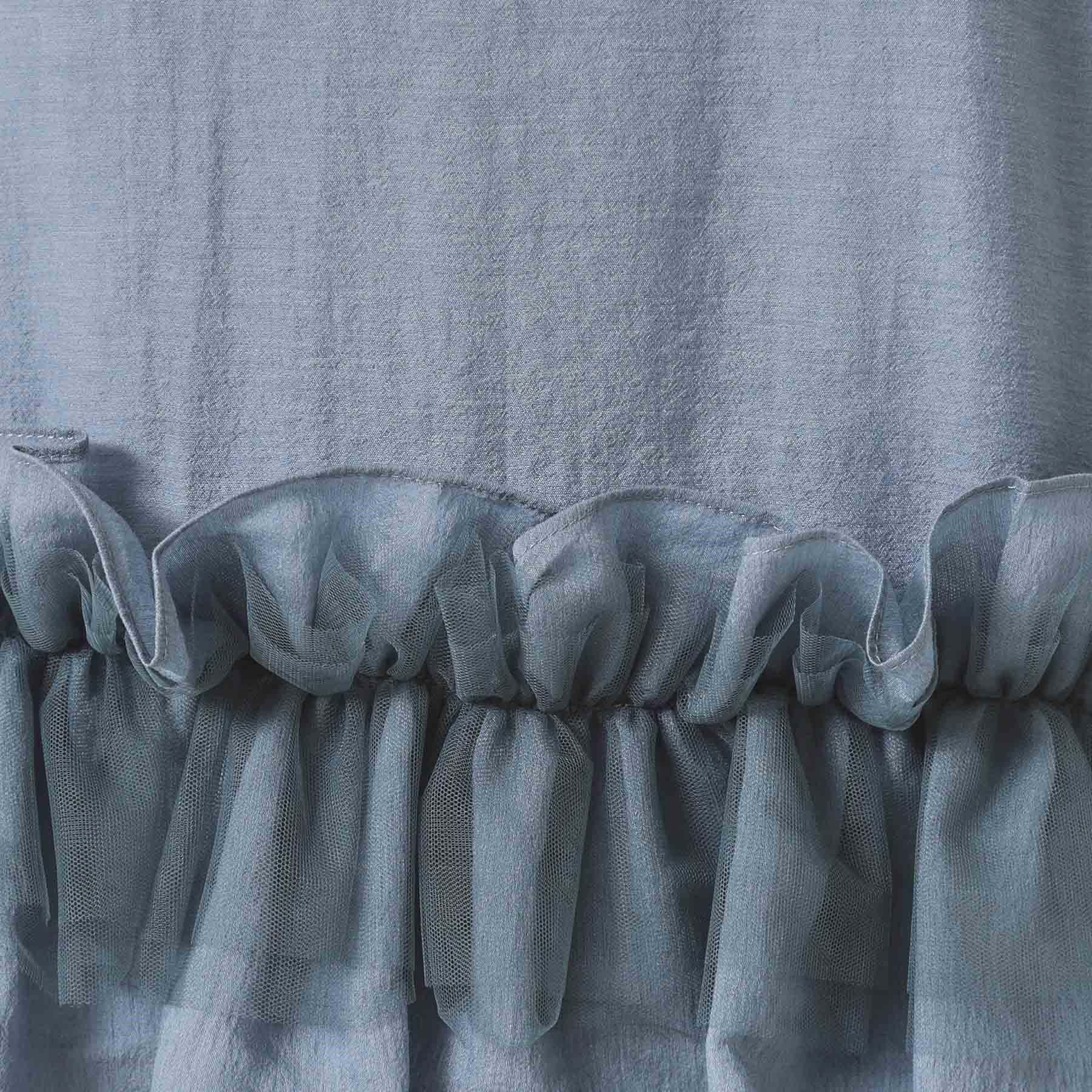 SunaUna「【フリル＆フリル／大人フェミニン】チュニックブラウス」|シャツ・ブラウス|