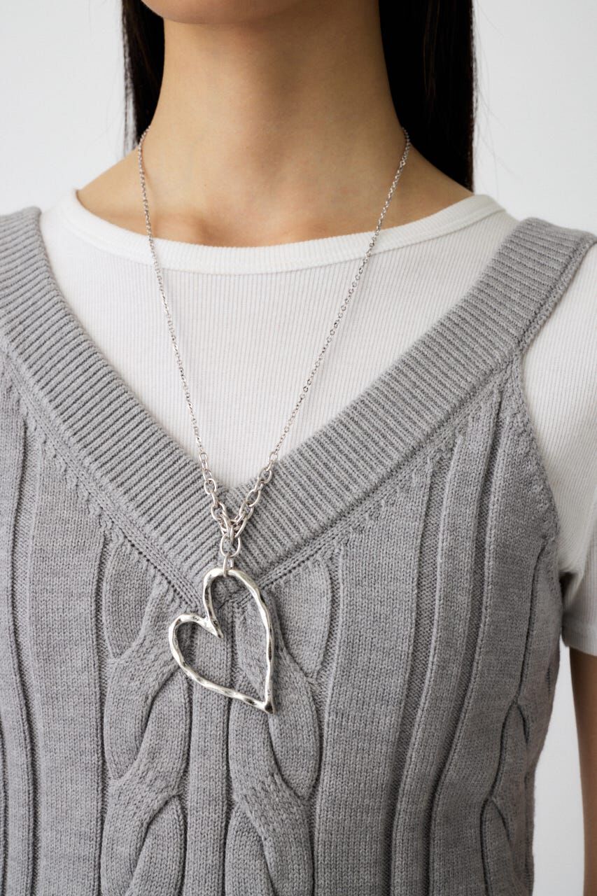 MOUSSY「HEART ネックレス」|ネックレス|