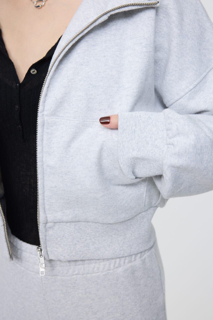 MOUSSY「SHORT ZIP UP フーディ」|パーカー|