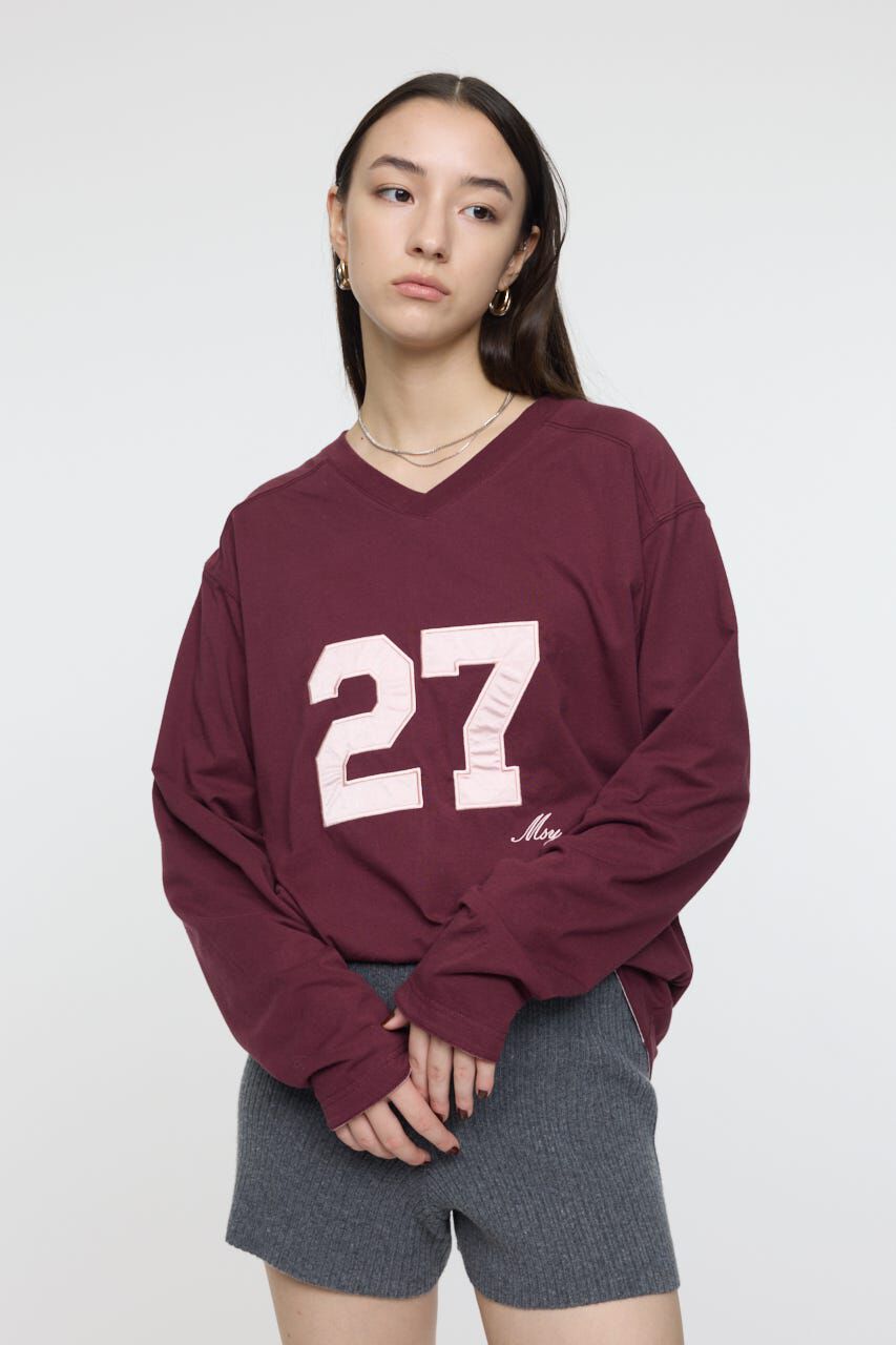 MOUSSY「REVERSIBLE MESH L/S TSJ」|Tシャツ・カットソー|