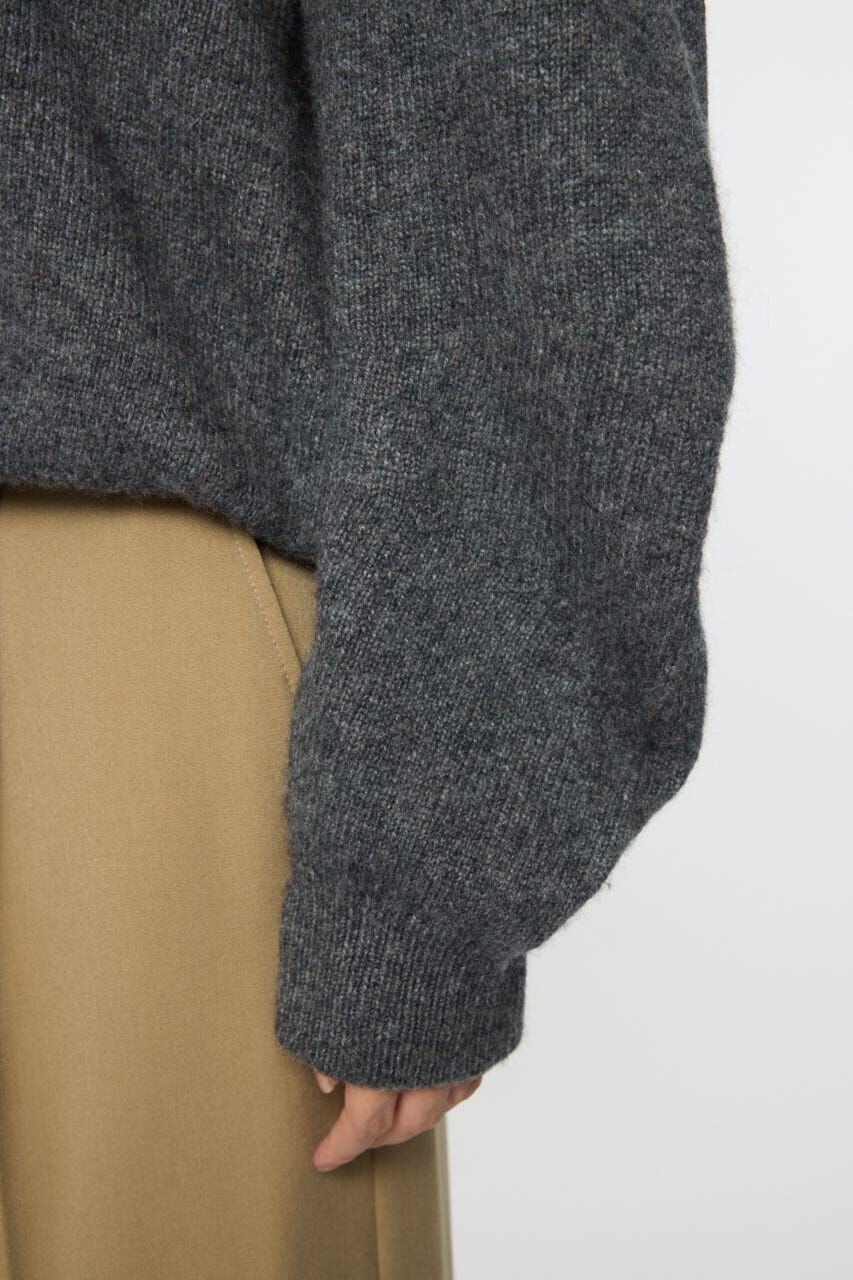 MOUSSY「DOUBLE SHOULDER V/N セーター」|ニット・セーター|