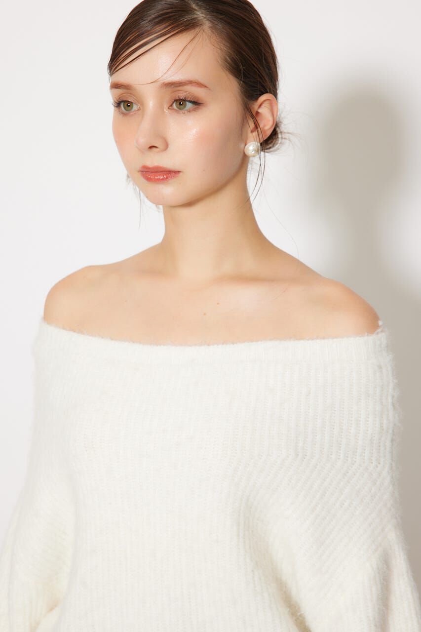 rienda「オフショルニットトップス」|ニット・セーター|