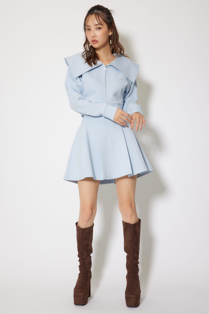 rienda「ダンボールニットジャストウエストスコートショートパンツ」|その他|