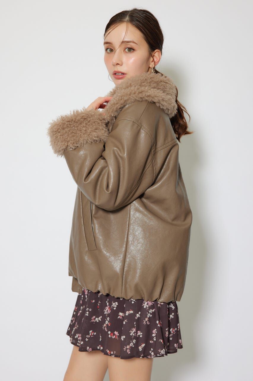 rienda「オーバールーズシルエットボンバージャケット」|その他|