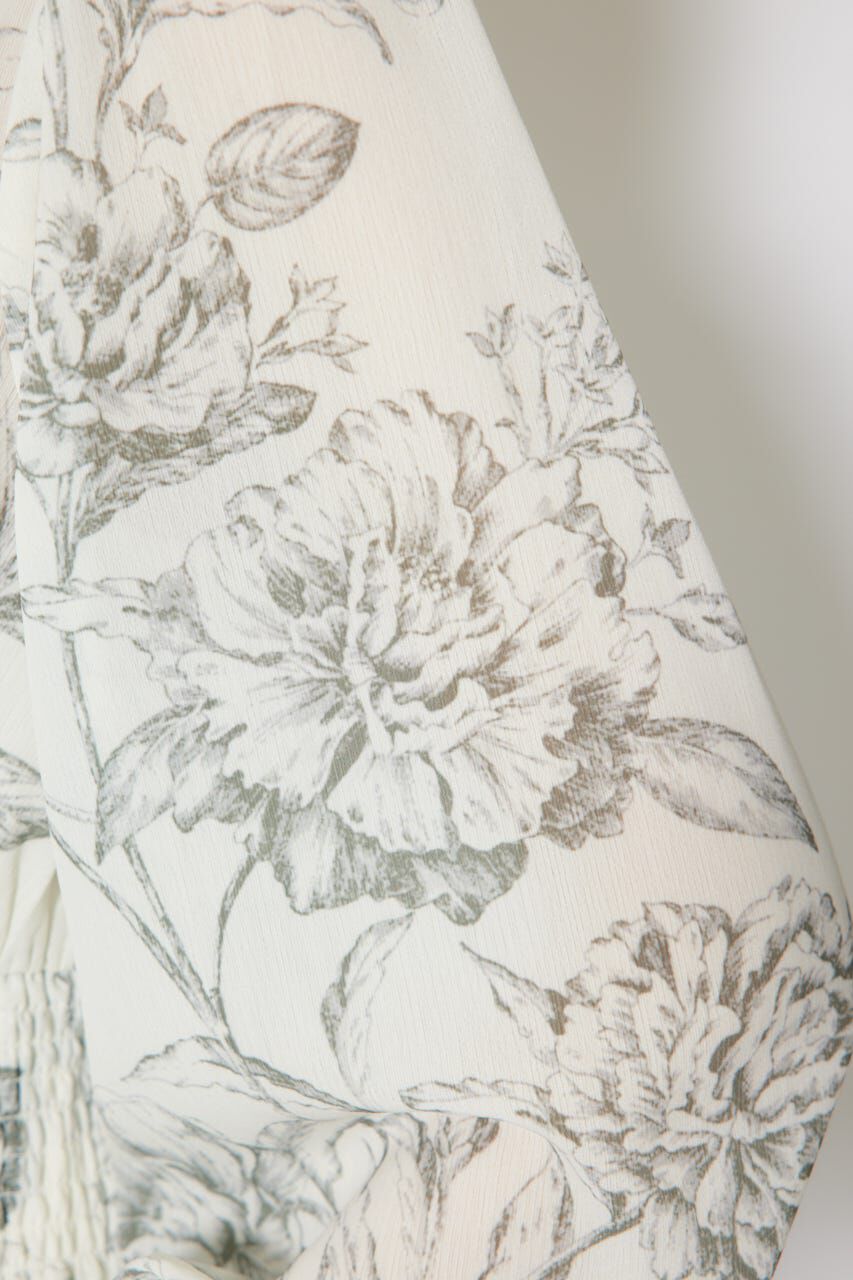 rienda「ラインフラワーボウタイワンピース」|ワンピース|