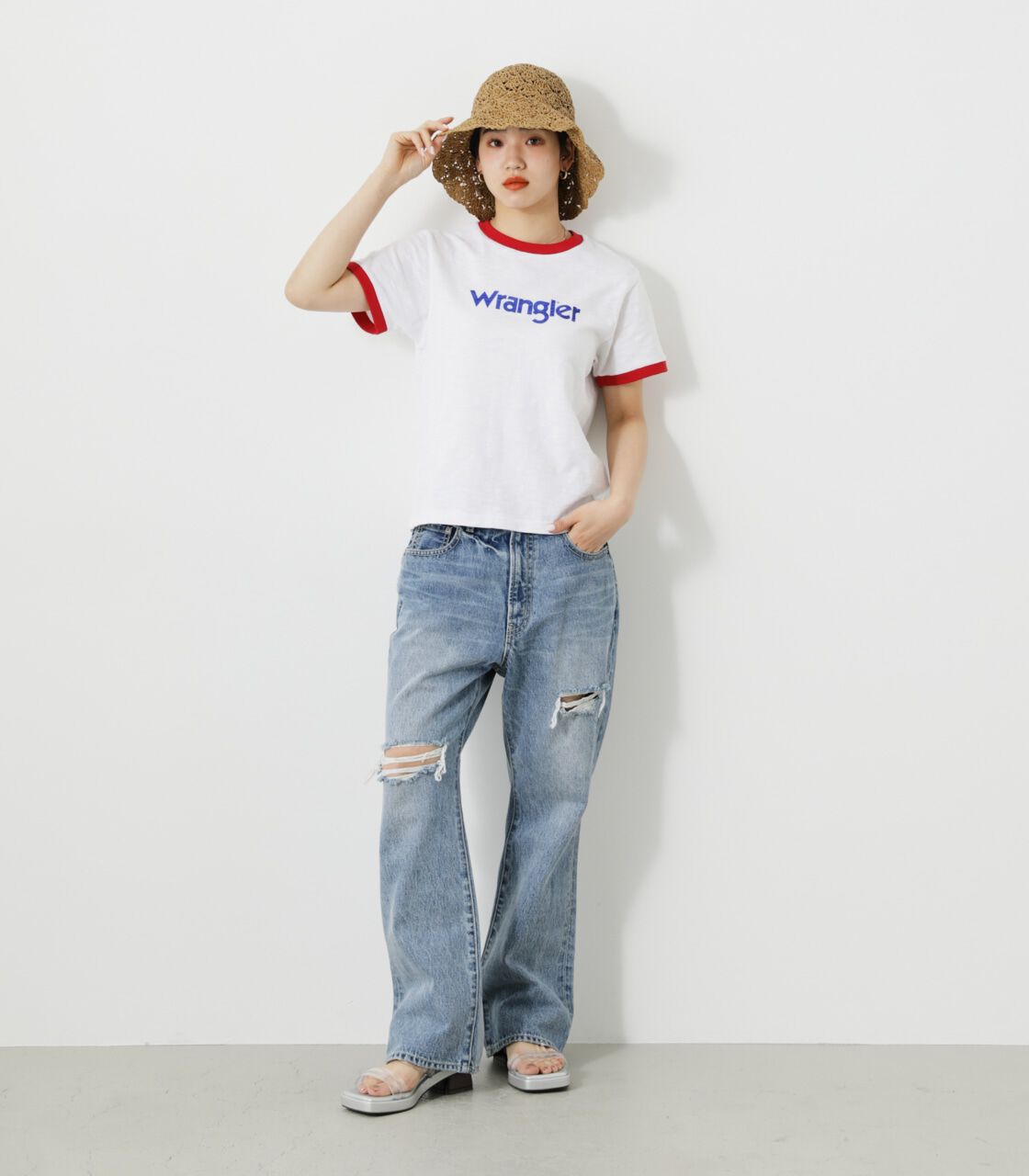 RODEO CROWNS「WranglerリンガーTシャツ」|Tシャツ・カットソー|