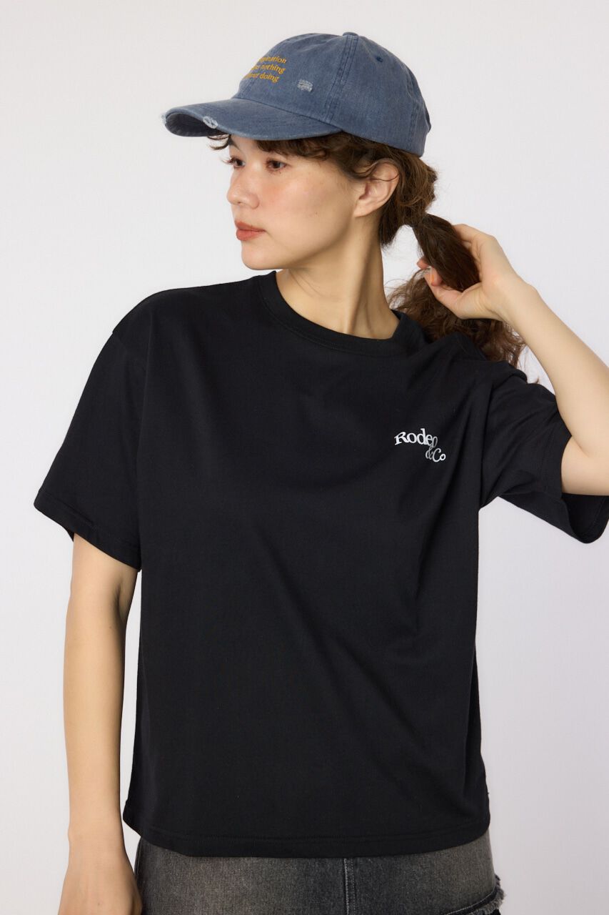 RODEO CROWNS「Flower Logo Embroidery Tシャツ」|Tシャツ・カットソー|