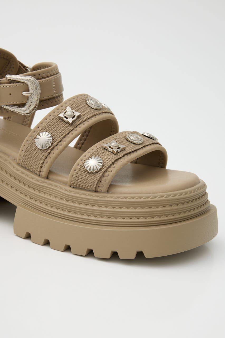 RODEO CROWNS「スタッズサンダル」|サンダル|