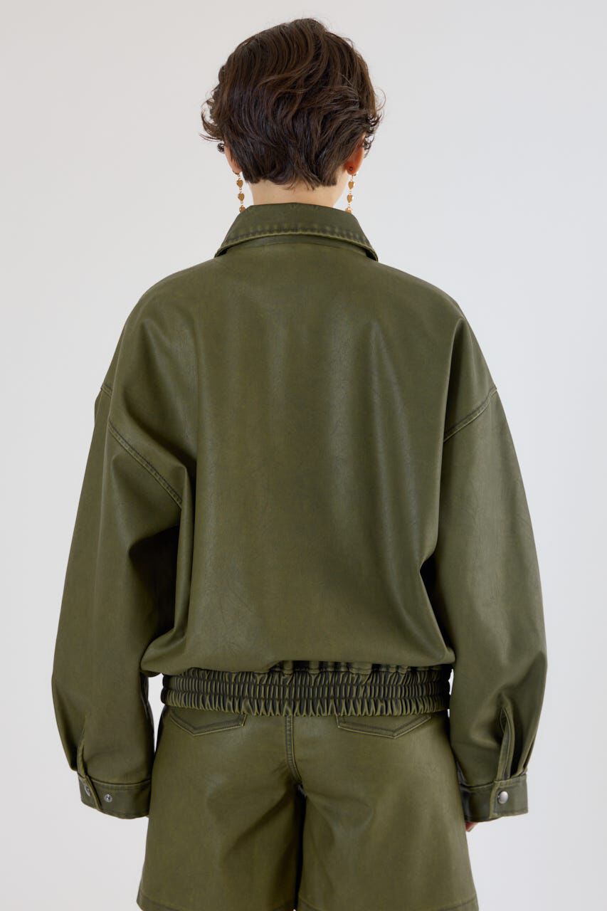 RODEO CROWNS「ヴィンテージフェイクレザーブルゾン」|その他|