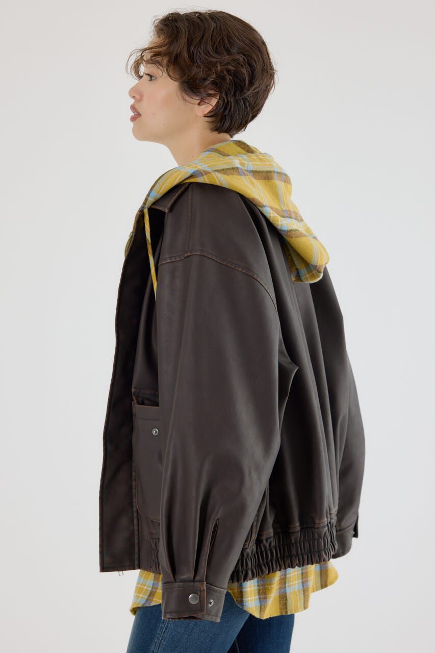 RODEO CROWNS「ヴィンテージフェイクレザーブルゾン」|その他|