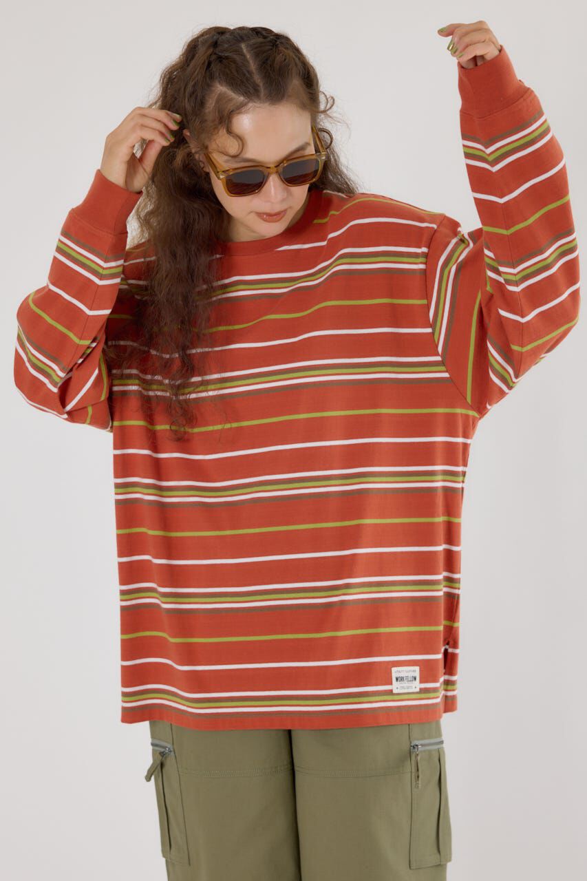 RODEO CROWNS「マルチボーダートップス」|Tシャツ・カットソー|柄ORG5