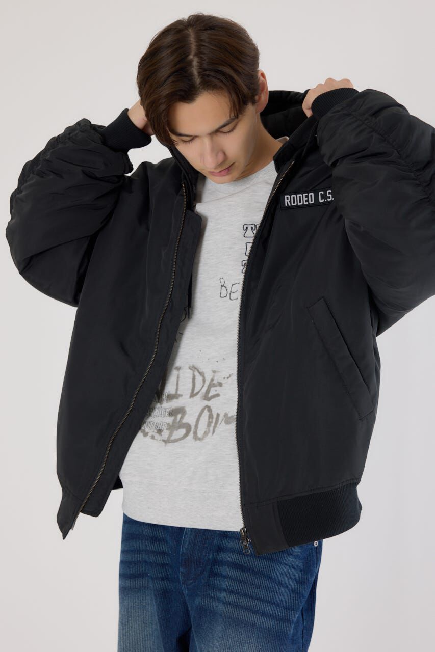 RODEO CROWNS「フーディーMA-1」|ブルゾン・スタジャン|