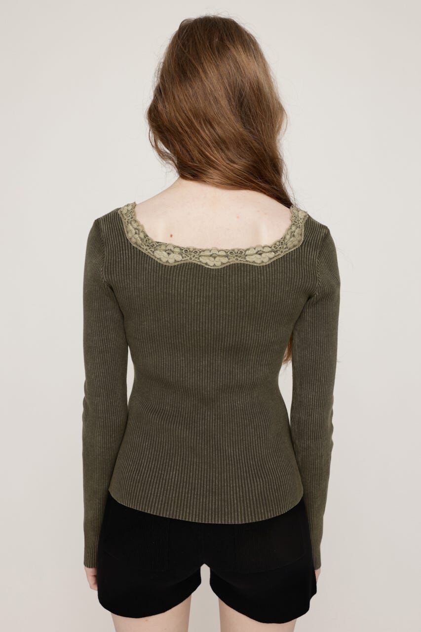 SLY「LACE DOCKING トップス」|ニット・セーター|