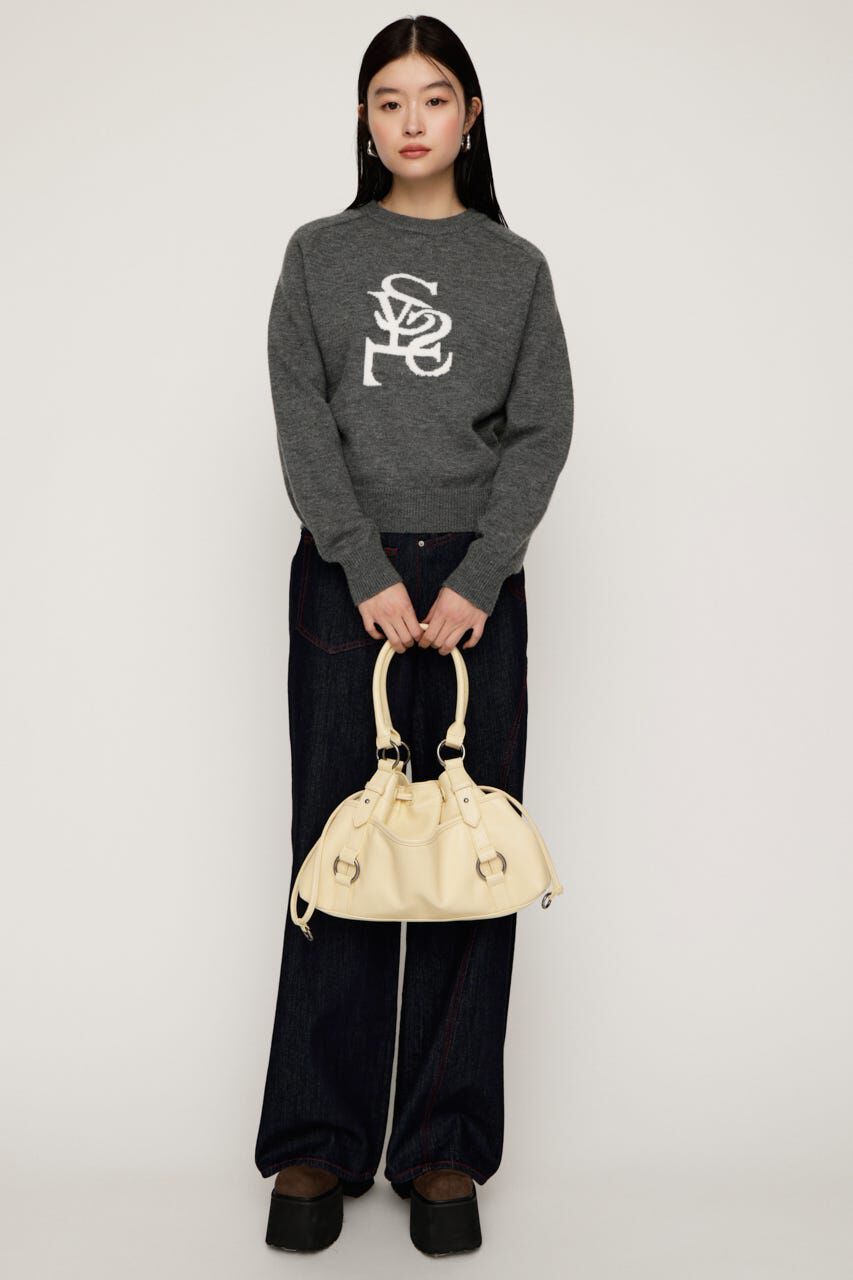 SLY「LOGO JQ KNIT トップス」|ニット・セーター|