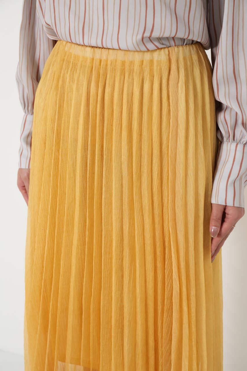 SHEL'TTER SELECT「Color Tulle Pleats Skirt」|スカート|