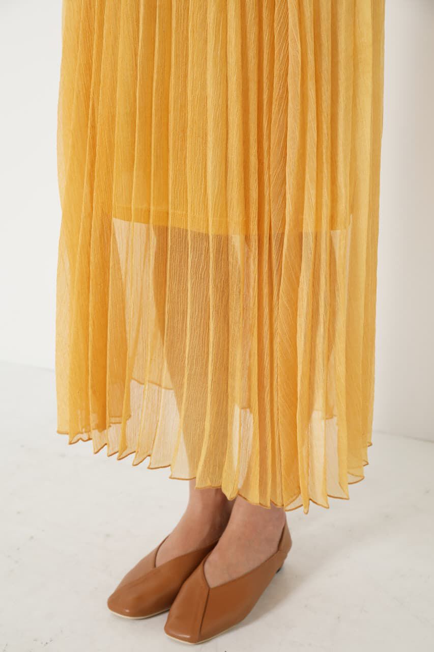 SHEL'TTER SELECT「Color Tulle Pleats Skirt」|スカート|