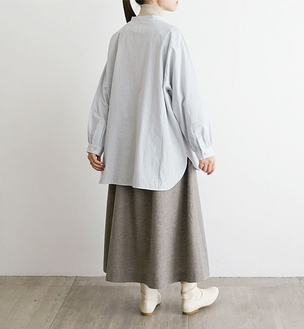 休日と詩「バターサンドシャツ」|シャツ・ブラウス|