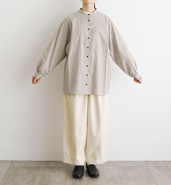 休日と詩「バターサンドシャツ」|シャツ・ブラウス|