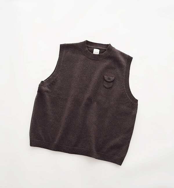 休日と詩「休日のスモールポケットベスト」|ベスト・ジレ|その他