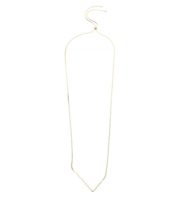 LAGUNAMOON「アングルパーツドロストネックレス」|ネックレス|ゴールド