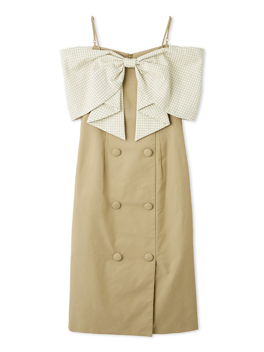 FURFUR「ビッグリボンオフショルワンピース」|ワンピース|