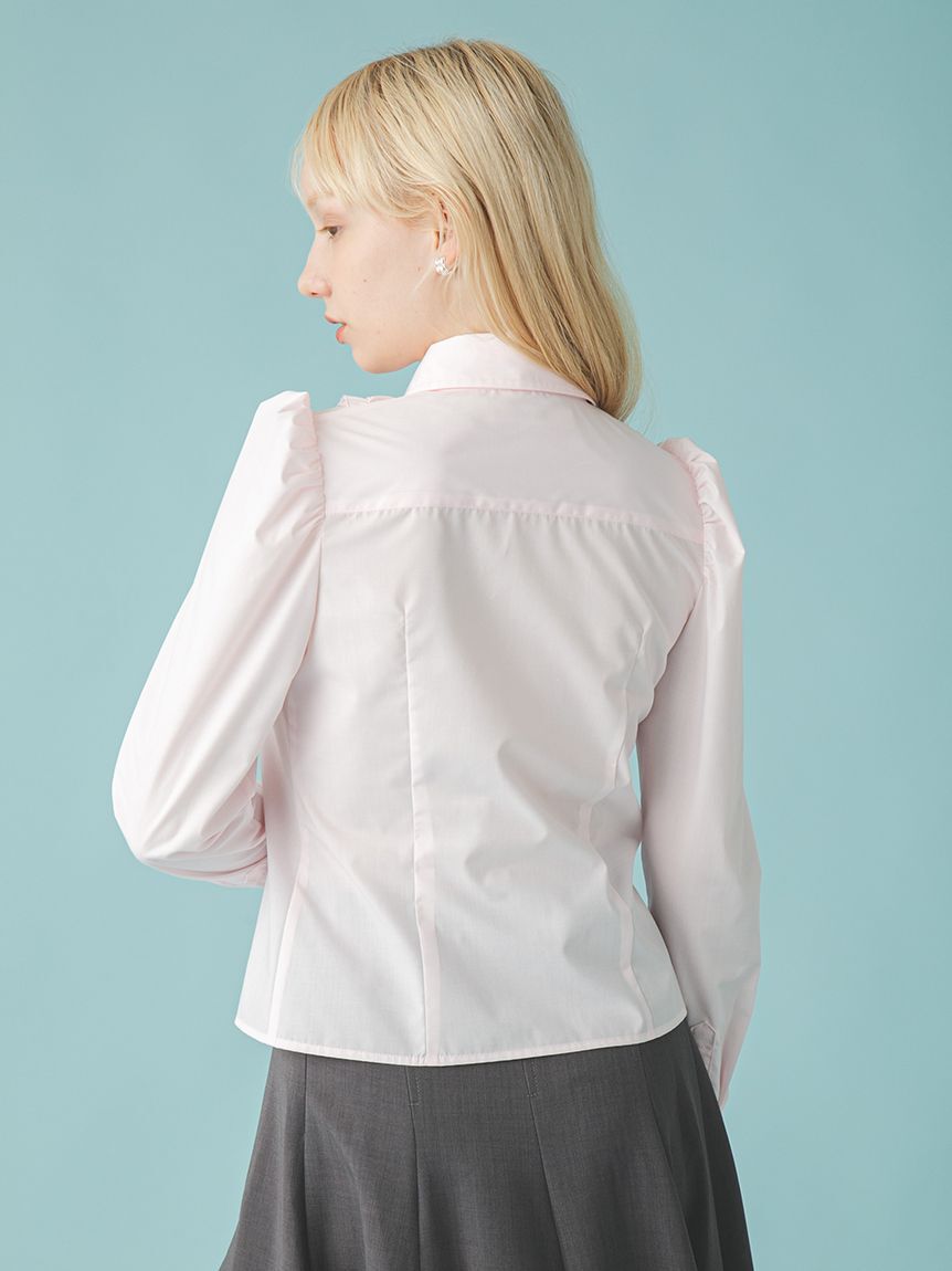 FURFUR「コンパクトパフスリーブシャツ」|シャツ・ブラウス|