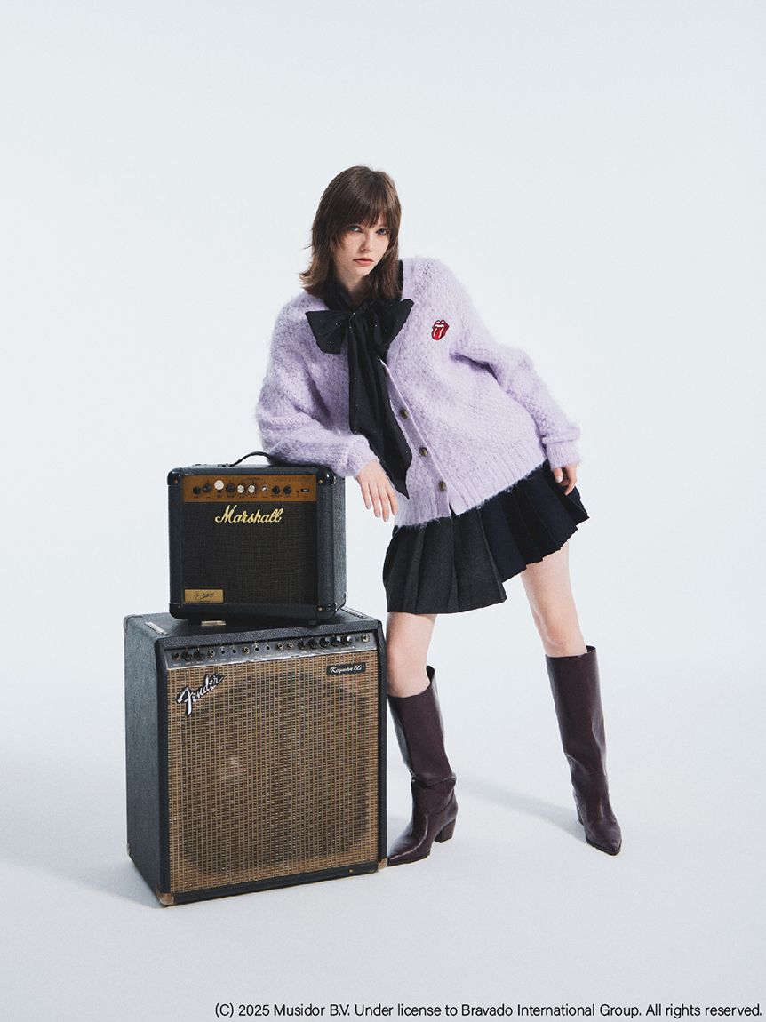 FURFUR「【ローリング・ストーンズ】刺繍カーディガン」|カーディガン|