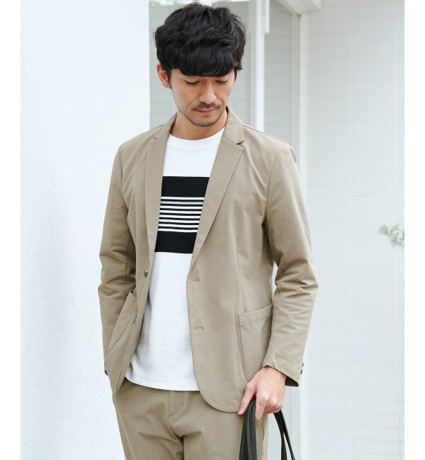 IKKA LOUNGE「【雑誌MonoMax4月号掲載】GOKUラクワークソッカンカノコJKT」|テーラードジャケット|