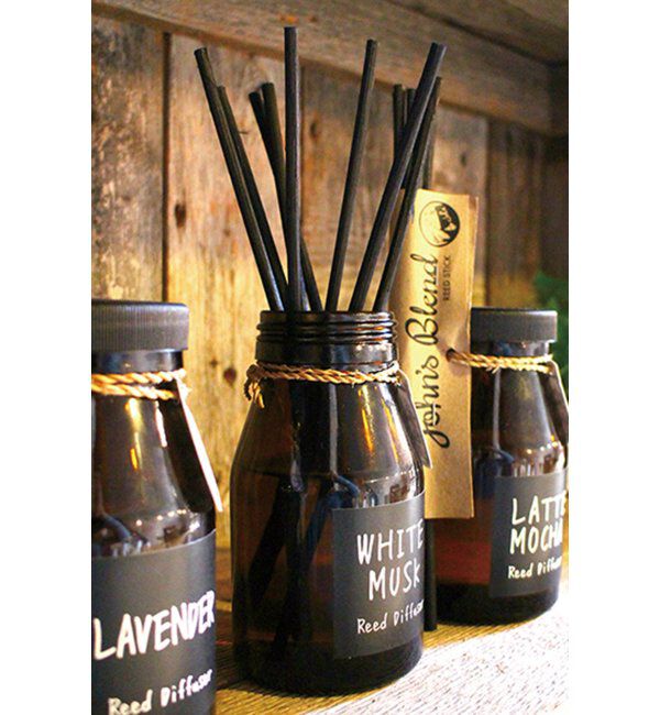 Lbc with Life「JohnsBlend ジョンズブレンド リードディフューザー」|アロマ・ルームフレグランス|ホワイト