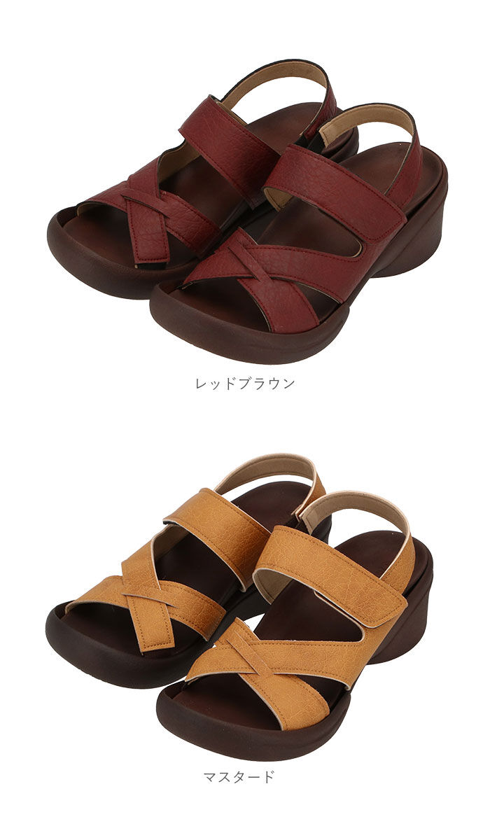 BACKYARD FAMILY「サンダル レディース 履きやすい 通販 歩きやすい おしゃれ ブラック 黒 幅広 甲高 ブランド」|サンダル|