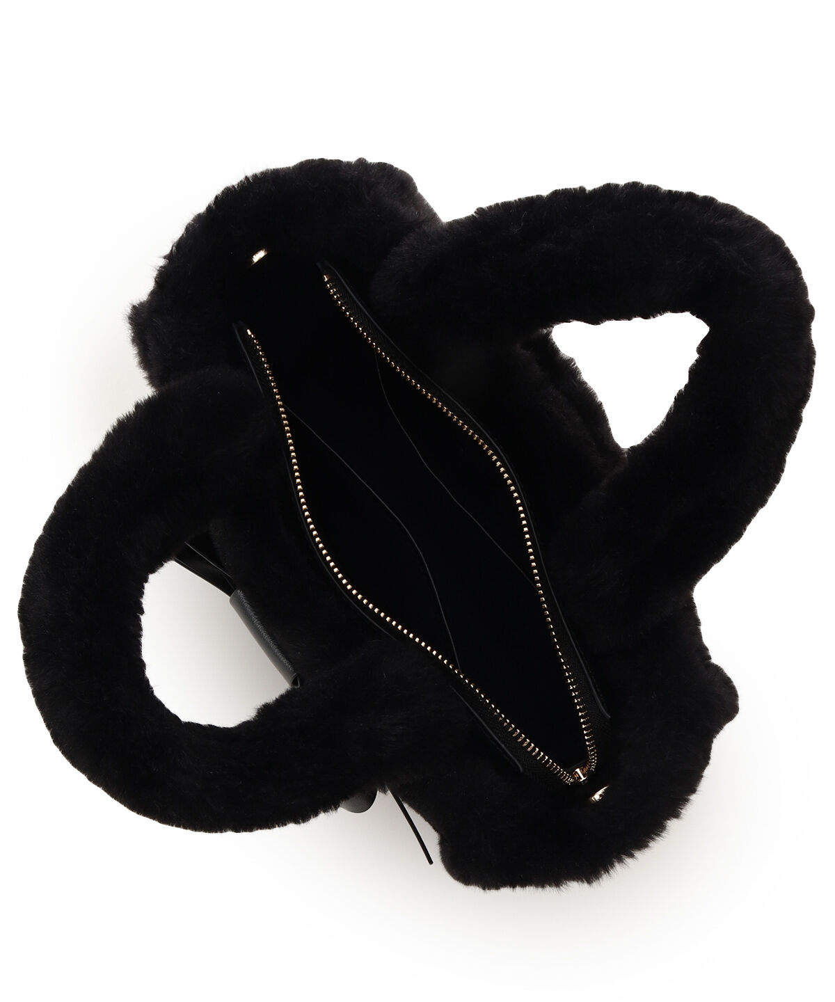 Samantha Thavasa「ワンポイントリボン ファーバッグ」|ハンドバッグ|