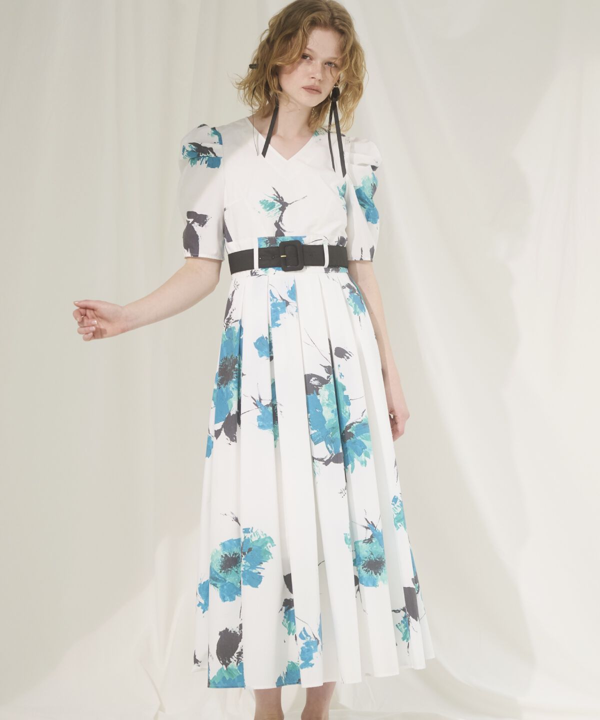 アンドクチュール「アートフラワーワンピース」|ワンピース|