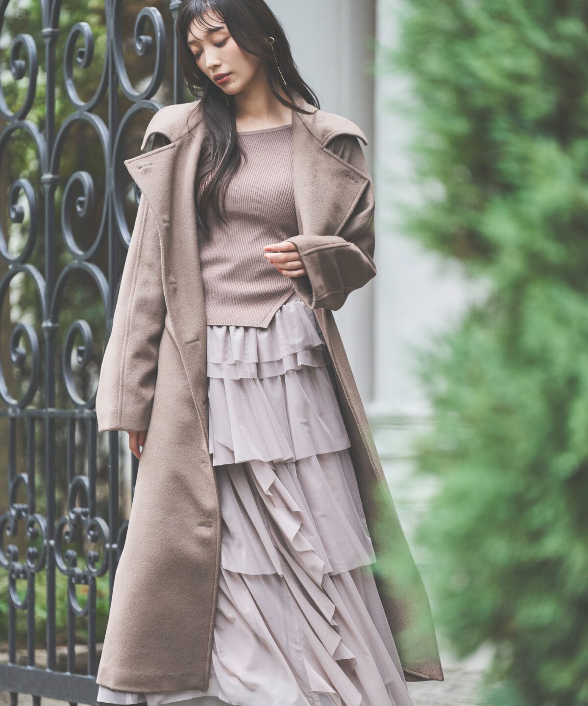 アンドクチュール「ウールビーバーロングコート」|その他|