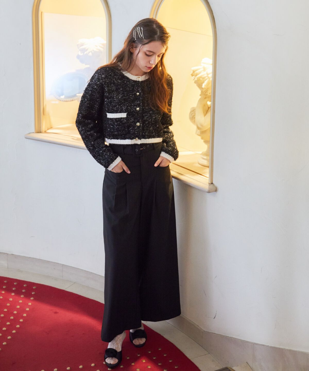 REDYAZEL「タックワイドパンツ」|その他|