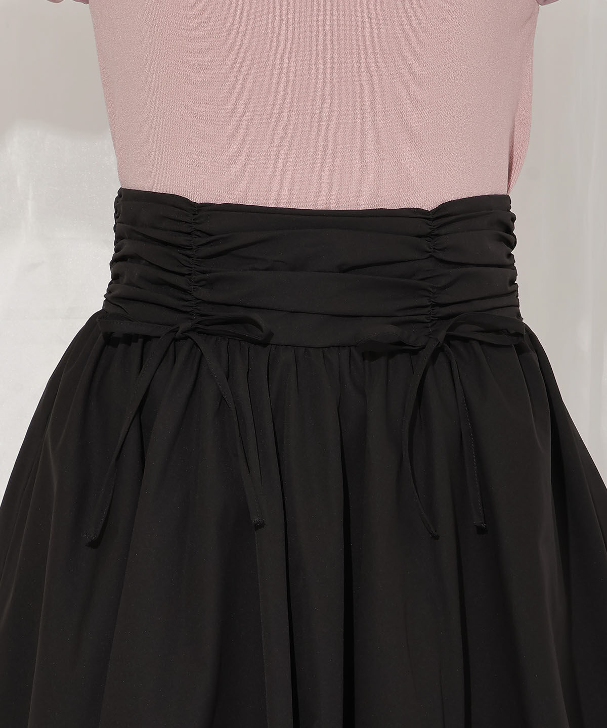 WILLSELECTION「ドロスト風リボンスカート」|フレア|