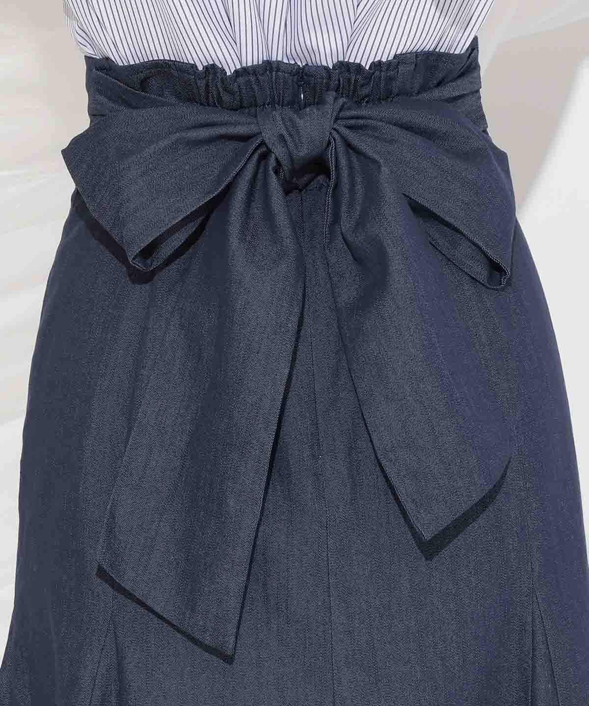 WILLSELECTION「バックリボンハイウエストフレアスカート」|フレア|