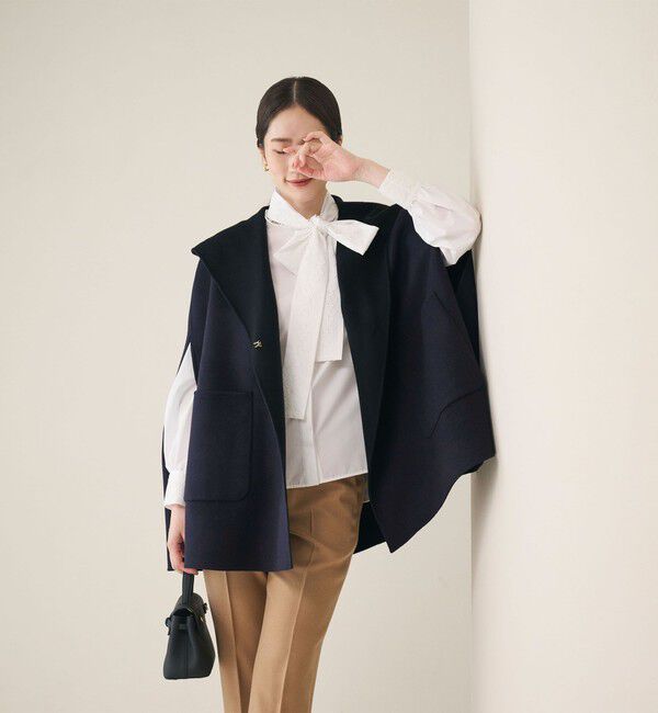 UNITED ARROWS「バイカラー リバー フードケープ」|その他|