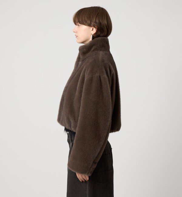 ASTRAET「＜ASTRAET＞フェイクファー スタンドカラー ブルゾン」|その他|