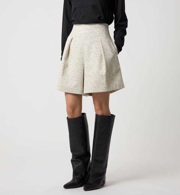EMMEL REFINES「＜EMMEL REFINES＞EM ノットツイードライク ショートパンツ」|その他|