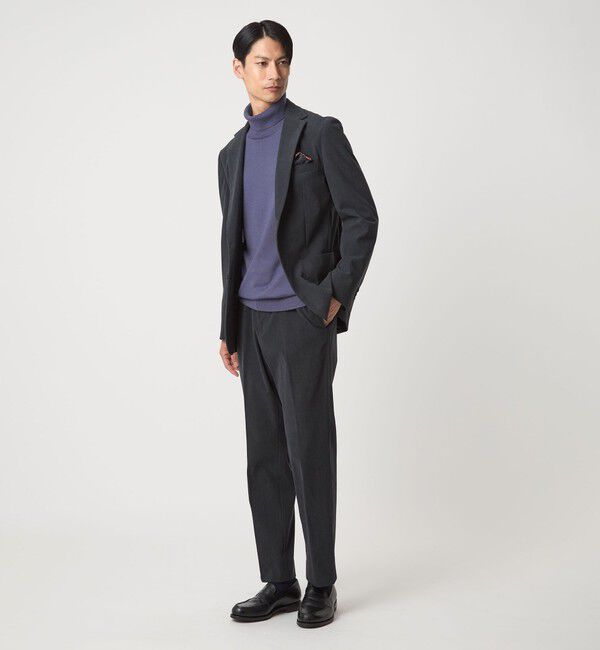 UNITED ARROWS green label relaxing「Super 120&rsquo;s ハイゲージ タートルネック ニット」|ニット・セーター|