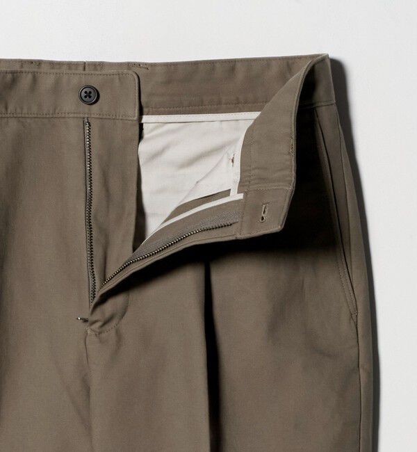 UNITED ARROWS green label relaxing「DC コットン 1プリーツ ストレート ドレスチノ パンツ」|スラックス|