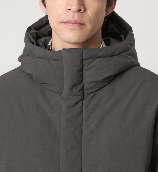 UNITED ARROWS green label relaxing「T/W  フード ダウン ブルゾン」|ダウン|