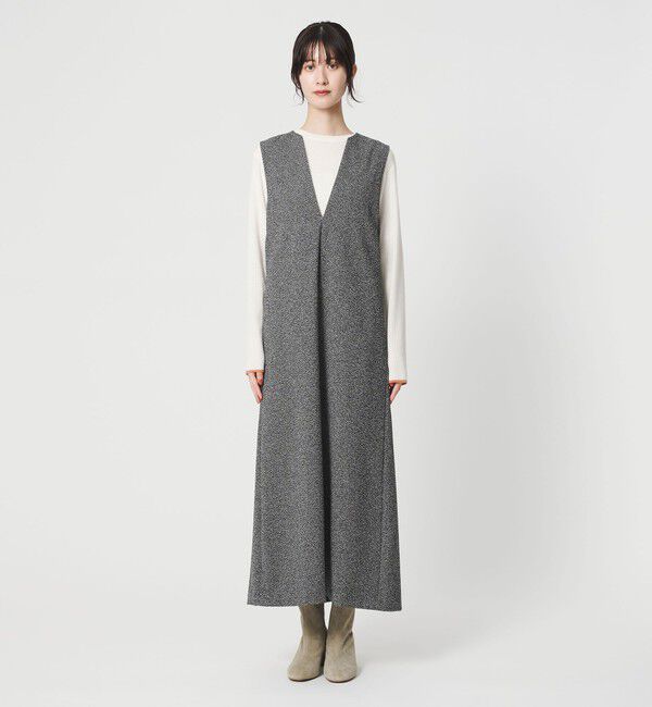 BEAUTY&YOUTH UNITED ARROWS「ポリエステルツイードライク ジャンパースカート」|ワンピース|